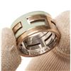 Image 6 : Hermes Silver Move H Silvery Green Ring