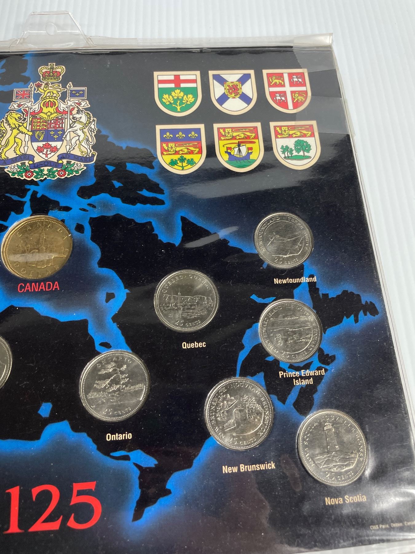 Canada 125 Coin Set & 4 Commemorative Veteran Quarters Canada 125 Coin Set & 4 Commemorative Veteran Quarters