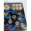 Image 3 : Canada 125 Coin Set & 4 Commemorative Veteran Quarters