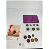 Image 1 : 2010 Vancouver Winter Games Lucky Loonie, Antique Canadian Pennies & 2003 Uncirculated Canadian Coin