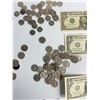 Image 2 : Misc. American Coins and Dollar Bills