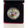 Image 2 : 2014 25 Cent Coloured Coin Harlequin Duck