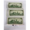 Image 2 : 3 - 1967 $1 Bills Uncirc. w/Serial Nos.