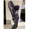 Image 2 : GENUINE AMETHYST SPECIMEN ON METAL BRAZIL APPROX 16"X8"X3.5"- RETAIL $8000