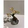 Image 1 : NEW CITRINE BONSAI TREE BRAZIL APPROX 5"X2"X2"- RETAIL $289.51