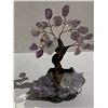 Image 2 : NEW AMETHYST BONSAI TREE BRAZIL APPROX 5"X3"X2"- RETAIL $289.51