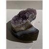 Image 1 : NEW AMETHYST MOON BRAZIL APPROX 2.5"X4.5"X3.5"- RETAIL $1289.51