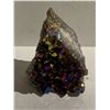 Image 1 : NEW AMETHYST TITANIUM APPROX 4"X3"X1.5"- RETAIL $1189.51