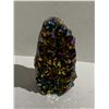 Image 1 : NEW AMETHYST TITANIUM APPROX 4"X2.5"X1.5"- RETAIL $1189.51