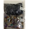 Image 1 : LOT OF MIXED CRYSTAL STONE BAG AND ROUGH BLACK TOURMALINE BAG RETAIL $149.51 EACH