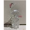 Image 2 : SWAROVSKI CRYSTAL GLASS FLAMINGO APPROX 6"