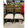 Image 1 : PAIR OF LADDERBACK DINING CHAIRS