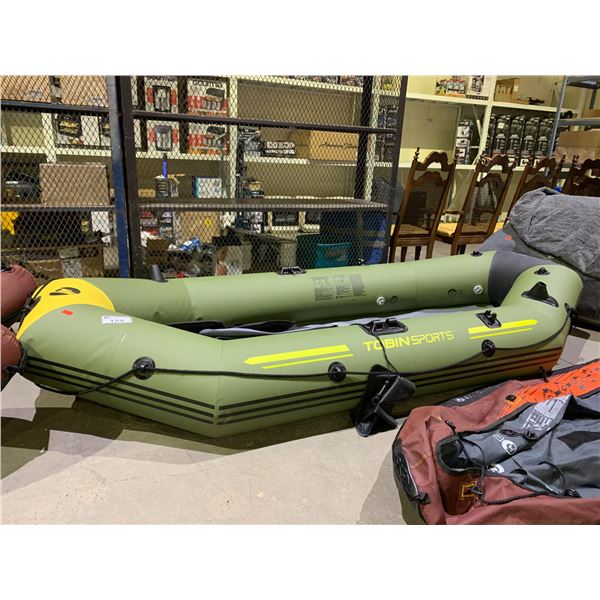 Tobin Inflatable Paddleboard TOBIN SPORTS CANYON PRO INFLATABLE BOAT WITH 1 SEAT AND PADDLE - Able ...