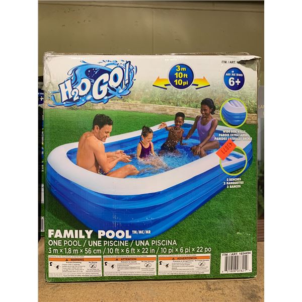 H2O GO INFLATABLE FAMILY POOL