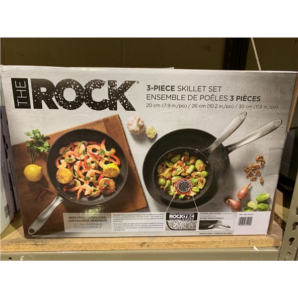 THE ROCK 3 PIECE SKILLET SET