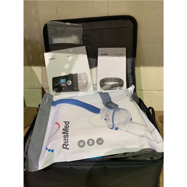 RESMED AIRSENSE 10 CPAP MACHINE IN CASE