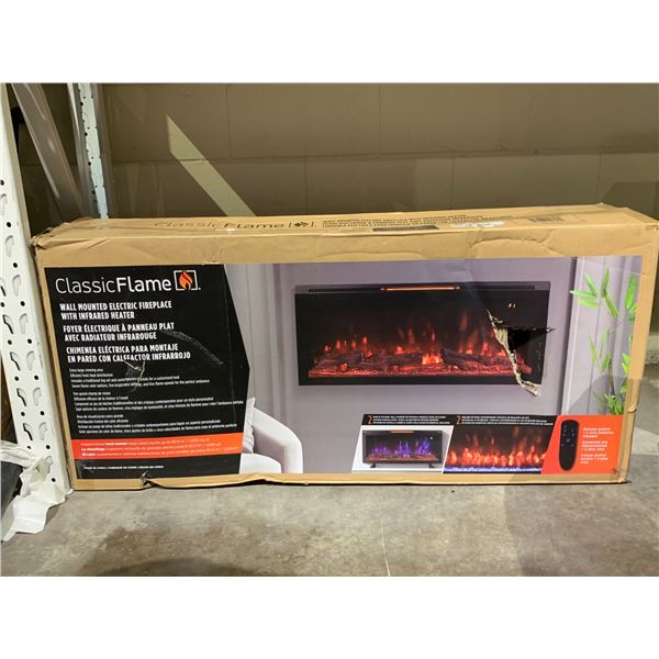 CLASSIC FLAME WALL MOUNTED ELECTRIC FIREPLACE