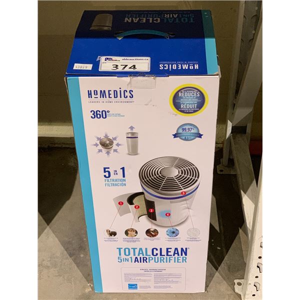 HOMEDICS TOTAL CLEAN 5 IN 1 AIR PURIFIER