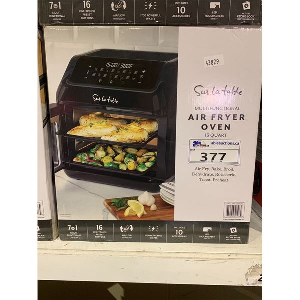 SUR LA TABLE MULTIFUNCTIONAL AIR FRYER OVEN