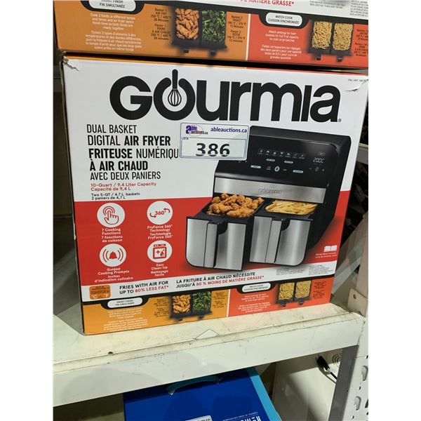 GOURMIA DUAL BASKET DIGITAL AIR FRYER