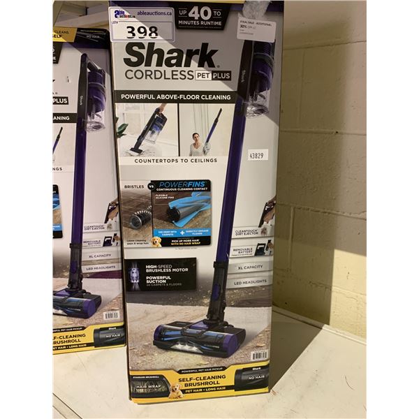 SHARK CORDLESS PET PLUS VACUUM