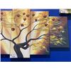 Image 2 : 5 PIECE TREE CANVAS ART APPROX 2'7.5"X 4'11