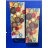 Image 1 : 2 MULTI-COLOURED ART PIECES APPROX 1'7.5"X7.5" EACH