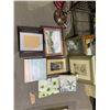 Image 2 : LOT OF ASSORTED ART WORK AND MIRROR