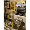 Image 2 : FIBER LITE STEP LADDER AND 2 STEP MINI ALUMINUM LADDER