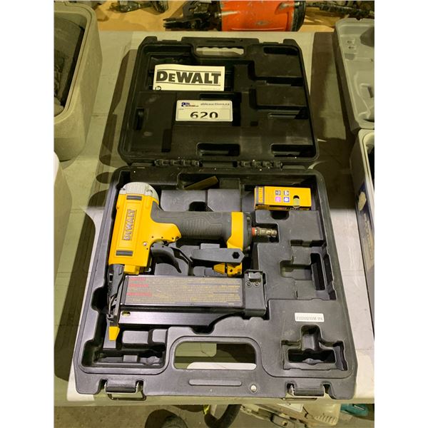 DEWALT DWFP2350 PIN NAILER WITH CASE & BOX OF DEWALT 23 GA MICRO PIN NAILS