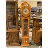 Image 1 : BATTERY POWERED CLOCK IN WOODEN CABINET APPOX 75"