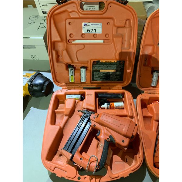 PASSLOAD RECHARGEABLE 18GAGE FINISH NAILER