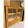 Image 2 : 2 DOOR GLASS FRONT CURIO CABINET