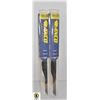 Image 1 : PAIR OF ANCO CONTOUR ALL SEASON WIPER BLADES SIZE
