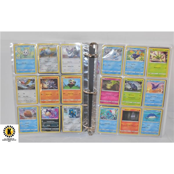 BINDER OF POKEMON CARDS, VARIOUS SETS