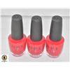 Image 1 : 3 NEW BOTTLES OF OPI NAIL LACQUER