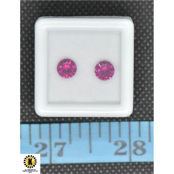 #127-GENUINE RED RUBY GEMSTONE 2.05CT