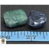 Image 1 : #60-GENUINE EMERALD & SAPPHIRE  GEMSTONE 106.90 CT