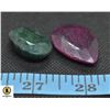Image 1 : #50-GENUINE  EMERALD & RUBY GEMSTONE 95.35 CT
