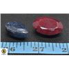 Image 1 : #63-GENUINE RUBY & SAPPHIRE  GEMSTONE 111.10 CT