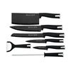 Image 2 : KITCHEN KING - 8 PIECE KITCHEN KNIFE SET (BLACK)