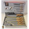 Image 1 : KITCHEN KING - 6 PIECE KITCHEN KNIFE SET (WOOD)