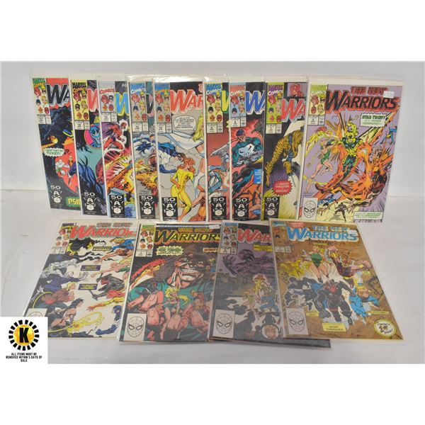 MARVEL NEW WARRIORS #1-15 COMIC LOT