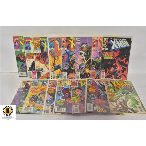 MARVEL UNCANNY X-MEN #348-374 COMIC LOT