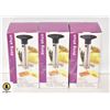 3 PINEAPPLE CORER & SLICERS