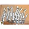 Image 1 : FLAT OF 15 THUMB WRENCHES,6 INCH