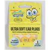 Image 1 : NEW SPONGEBOB SQUARE PANTS ULTRA SOFT EAR PLUGS.