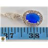 Image 1 : LADY DIANA STYLE SILVER TONE PENDANT WITH