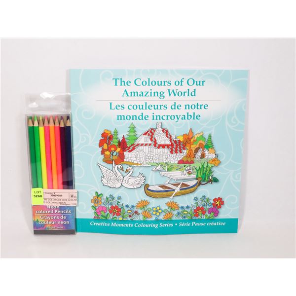 NEW THE COLORS OF OUR AMAZING WORLD COLORING BOOK