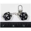 Image 1 : NEW 2 ICOSAHEDRON BAG CHARM